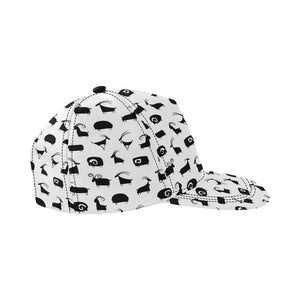 Goat ram pattern All Over Print Snapback Cap