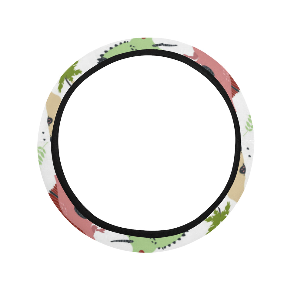 Cute dinosaurs pattern Car Steering Wheel Cover