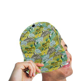 Hand drawn windmill pattern All Over Print Snapback Cap