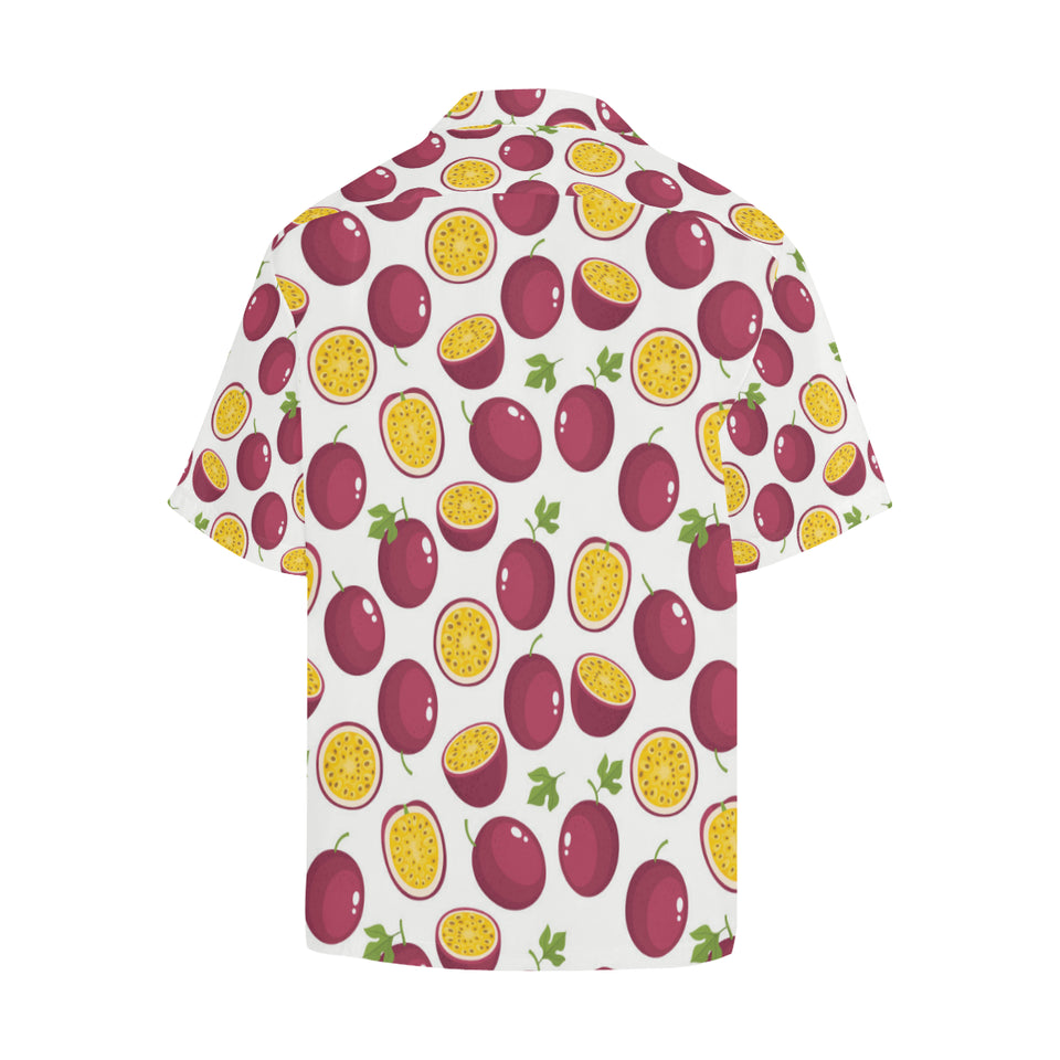 Passion fruit design pattern Men's All Over Print Hawaiian Shirt