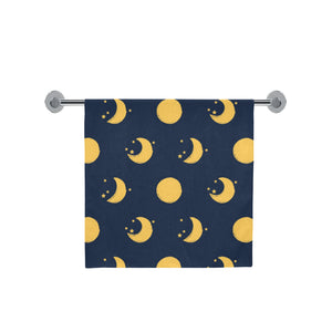 Moon star pattern Bath Towel