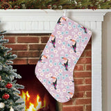Beautiful toucan flower leaves Christmas Stocking