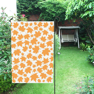 Orange Maple Leaf pattern House Flag Garden Flag