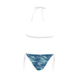 Shark hand drawn Sexy Bikinis Two-Piece Swimsuits