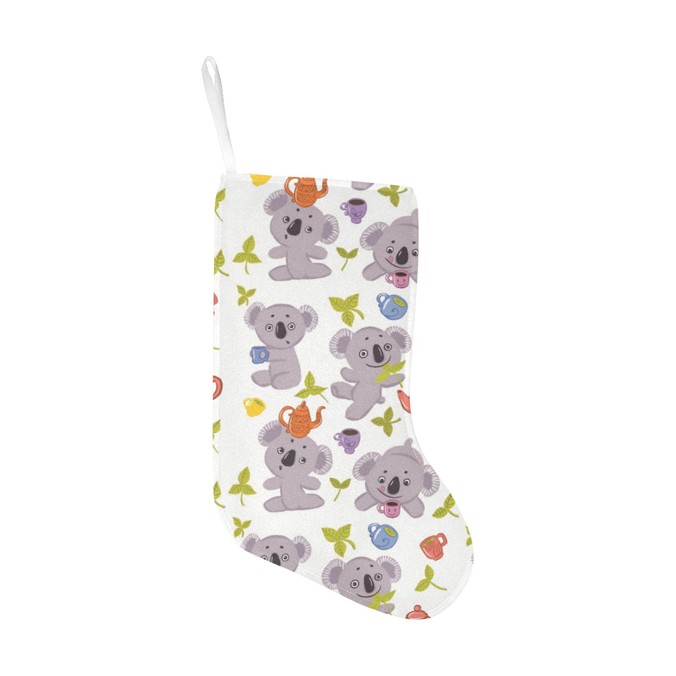 Cute koalas teapots tea Christmas Stocking