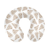 Hand drawn pizza pattern U-Shaped Travel Neck Pillow