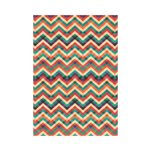 zigzag chevron colorful pattern House Flag Garden Flag