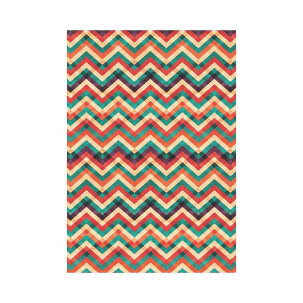 zigzag chevron colorful pattern House Flag Garden Flag