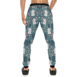 Cute rabbit pattern Unisex Casual Sweatpants