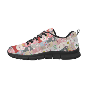 Pig Pattern Print Design 02 Women's Sneaker Shoes