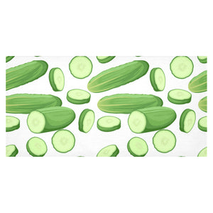 cucumber whole slices pattern Tablecloth