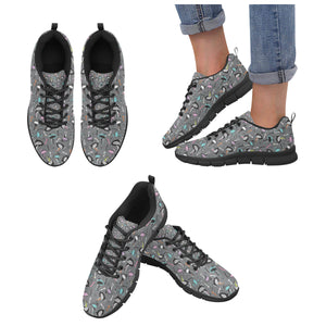 Ostrich Pattern Print Design 01 Women's Sneaker Shoes