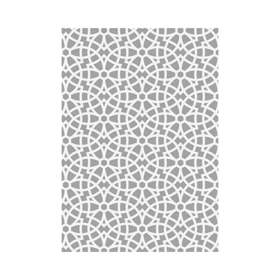 arabic gray pattern House Flag Garden Flag