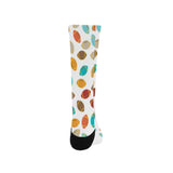 Colorful american football ball pattern Crew Socks