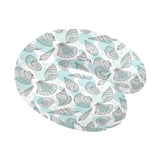 Shell polynesian tribal U-Shaped Travel Neck Pillow