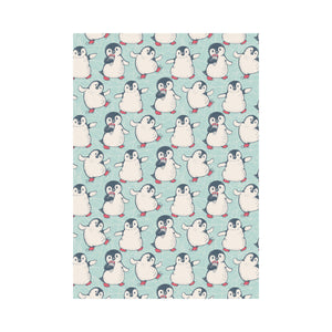 Cute Penguin pattern House Flag Garden Flag