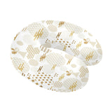 Beautiful gold japanese pattern U-Shaped Travel Neck Pillow