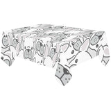 Cute french bulldog head pattern Tablecloth