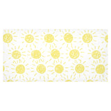 hand drawn sun pattern Tablecloth