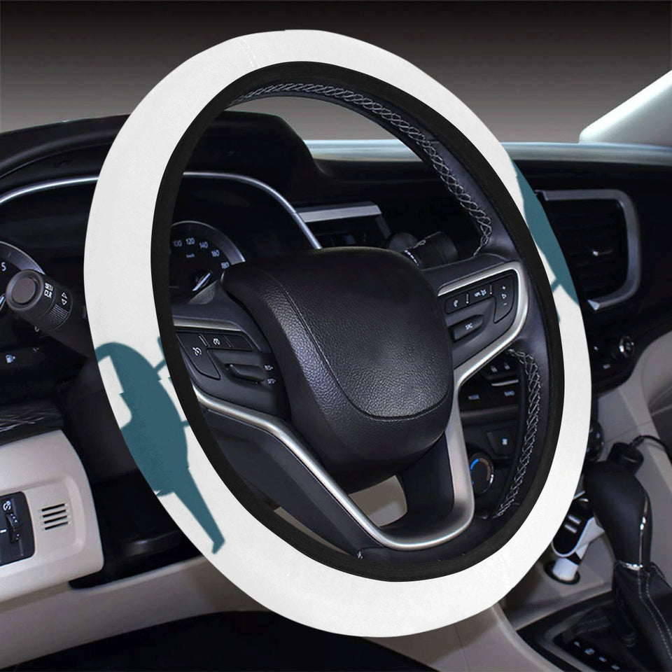Colorful helicopter pattern Car Steering Wheel Cover