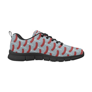 Sausage Pattern Print Design 02 Women's Sneaker Shoes