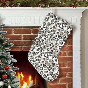 Leopard skin print pattern Christmas Stocking
