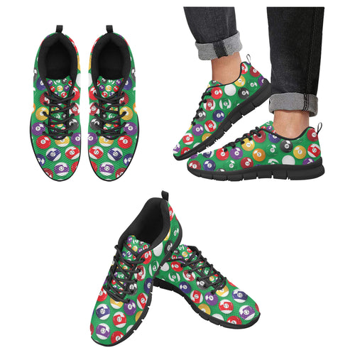 Billiard Ball Pattern Print Design 02 Men's Breathable Sneakers ( Model 055)