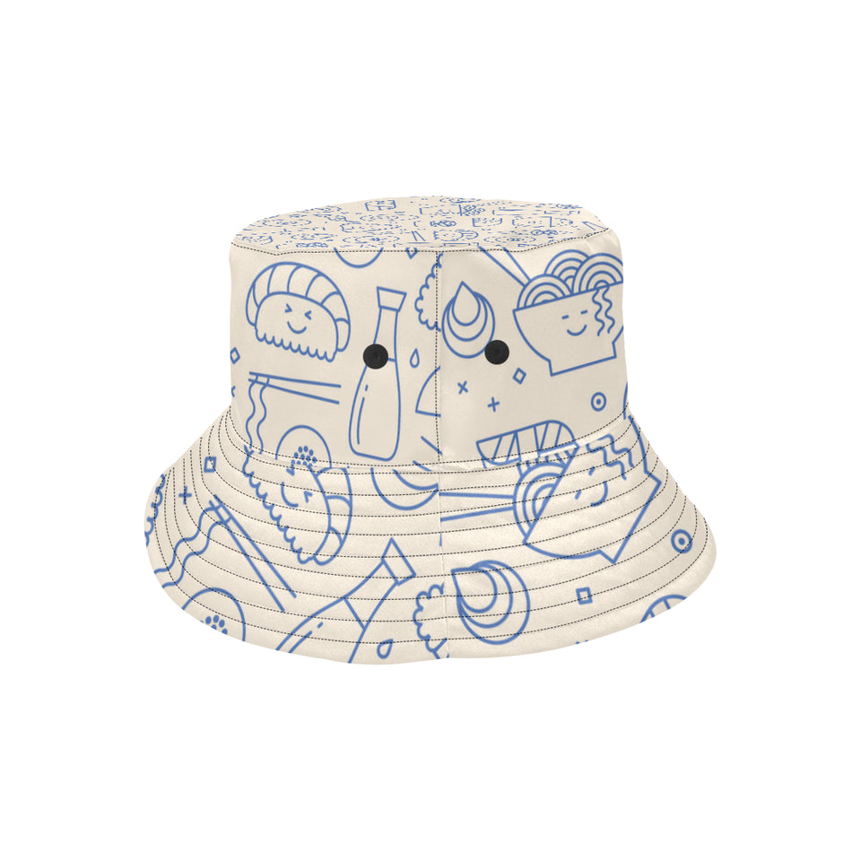 Cute sushi icon pattern Unisex Bucket Hat