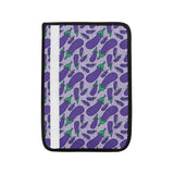 Eggplant Pattern Print Design 03 Car Seat Belt Cover