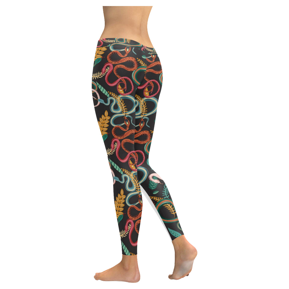 Colorful snake plant pattern Women's Legging Fulfilled In US