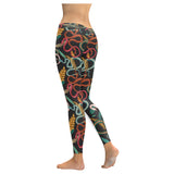 Colorful snake plant pattern Women's Legging Fulfilled In US
