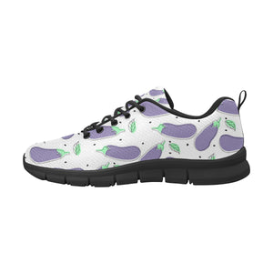 Eggplant Pattern Print Design 05 Women's Sneaker Shoes