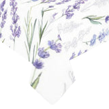 Hand painting Watercolor Lavender Tablecloth