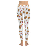 peanuts pattern background Women's Legging Fulfilled In US