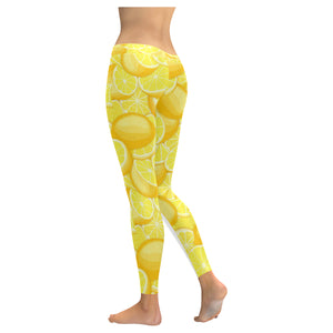 lemon pattern Women's Legging Fulfilled In US