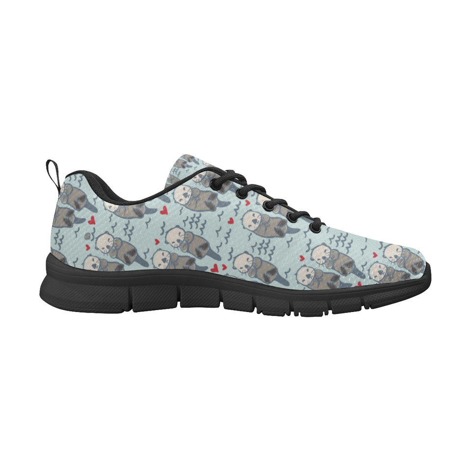 Lovely Sea Otter Pattern Women's Sneaker Shoes