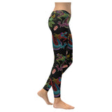 Dragons flower pattern Women's Legging Fulfilled In US