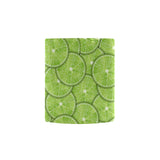 Slices of Lime pattern Morphing Mug Heat Changing Mug