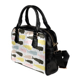 Whale dot pattern Shoulder Handbag