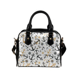 Anchors Rudders pattern Shoulder Handbag
