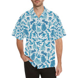 Coral Reef Pattern Print Design 01 Men's All Over Print Hawaiian Shirt (Model T58)