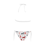 Deer tree snowflakes chrismas pattern Sexy Bikinis Two-Piece Swimsuits