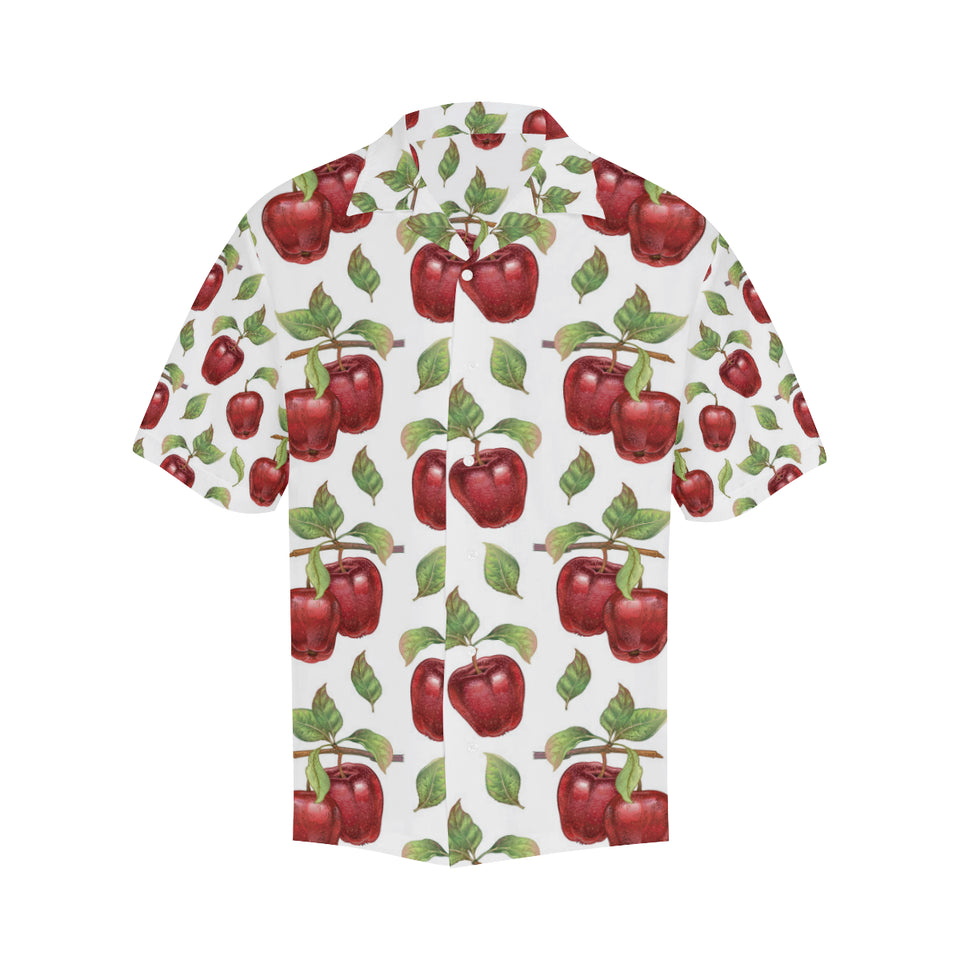 Red apples pattern Men's All Over Print Hawaiian Shirt