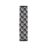 Music Notes Pattern Print Design 01 Car Seat Belt Cover