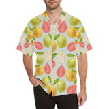 Guava design pattern Men's All Over Print Hawaiian Shirt
