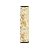 Gold grape pattern Car Seat Belt Cover