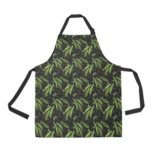 Green Peas Pattern Print Design 02 All Over Print Adjustable Apron