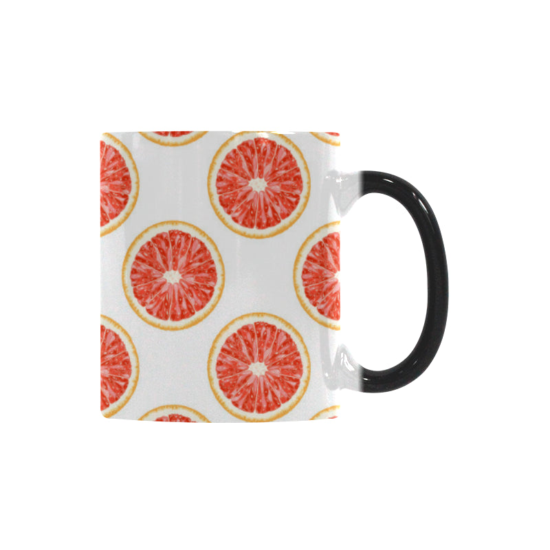 Grapefruit pattern Morphing Mug Heat Changing Mug