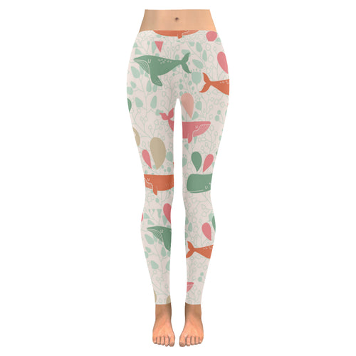 Cute whale pattern Women's Legging Fulfilled In US