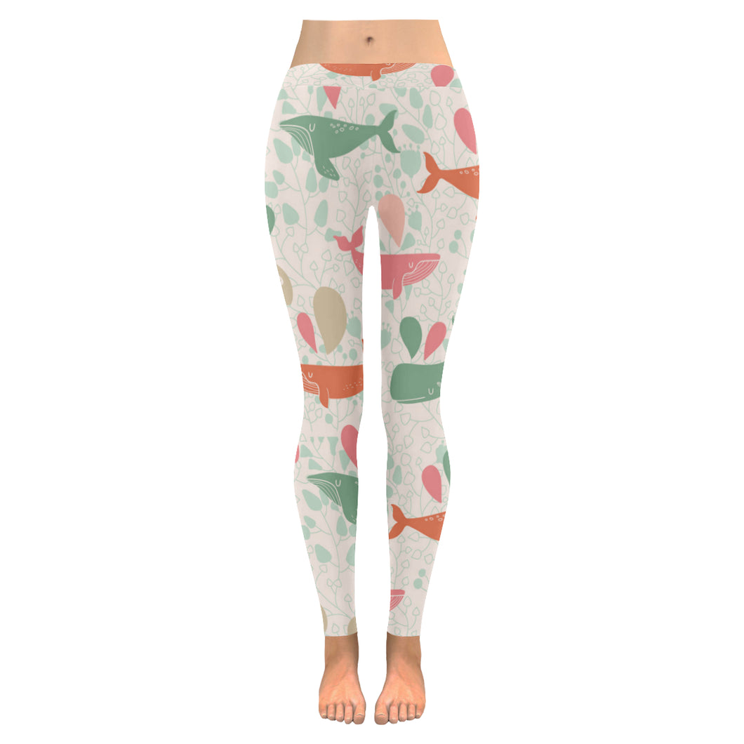 Cute whale pattern Women's Legging Fulfilled In US